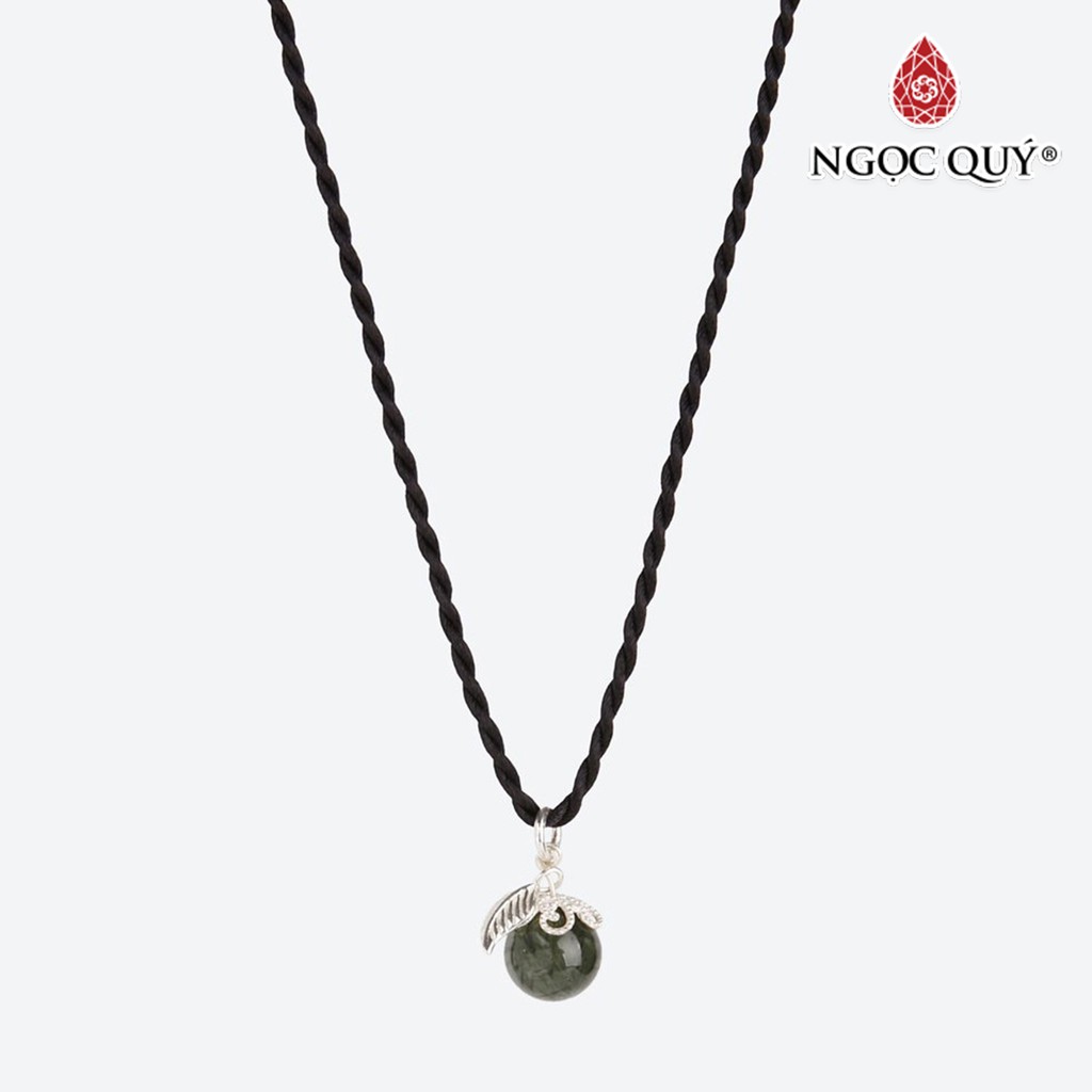 Mặt Dây Chuyền Đá Thiên Nhiên TA Tóc Xanh - Ngọc Quý