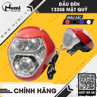 Đầu Đèn Xe Điện 133S8 Mặt Quỷ Đủ Màu