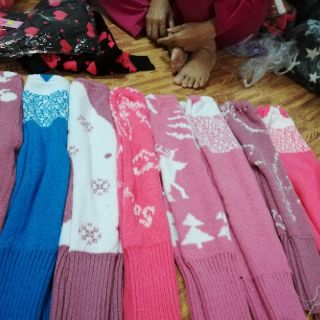 Combo quần len cho bé cho mẹ