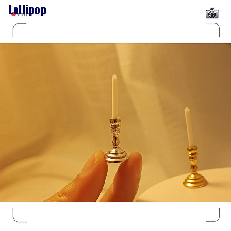 Mô hình nến mini tỉ lệ 1/12 trang trí nhà búp bê