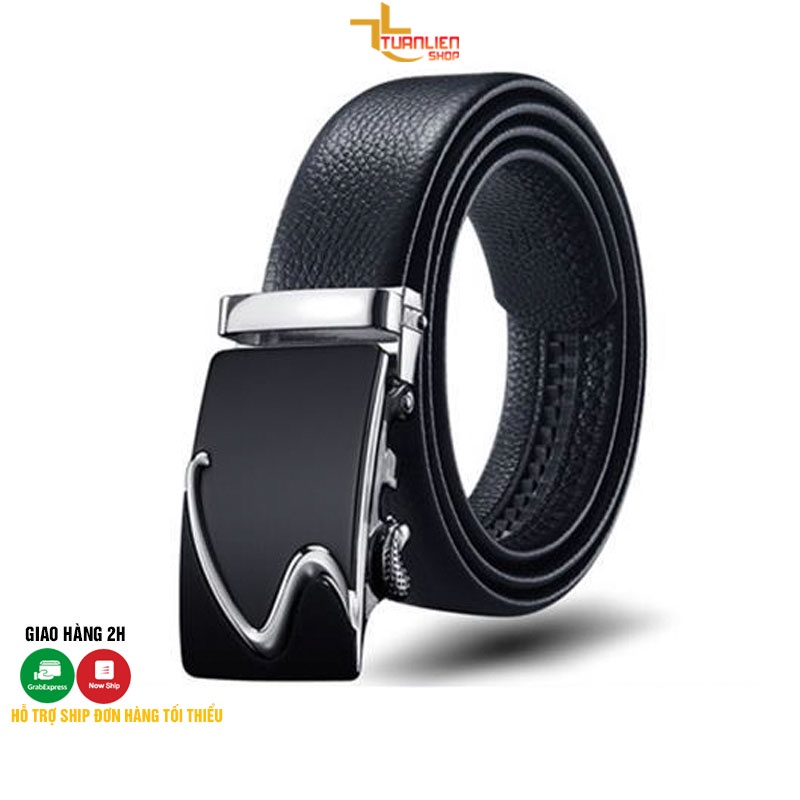Thắt Lưng Nam STM Da Canvas - Khóa Tự Động - Chất Da PU - Dây Nịt Nam