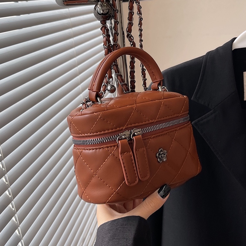 Túi Xách bucket Phối Dây Xích Thời Trang Thu Đông Mới