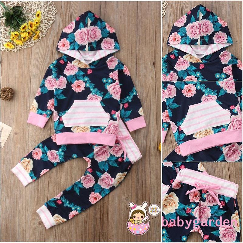 Bộ Áo Hoodie Và Quần Dài Thời Trang Dành Cho Em Bé