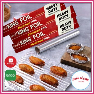 Combo 3 Cuộn Giấy Bạc Nướng Thịt, Bọc Thực Phẩm KING FOIL Tahufa  Tiện Ích