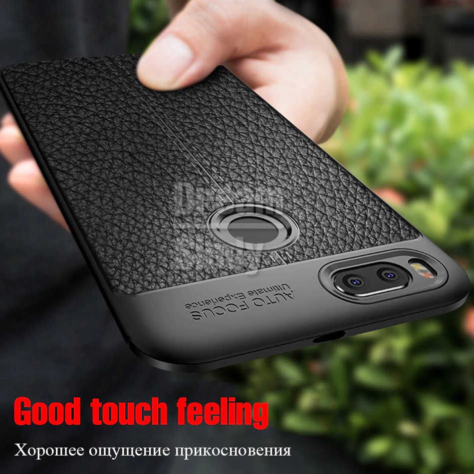 Ốp Lưng Auto Focus Vân Da Cho Xiaomi Mi 5X