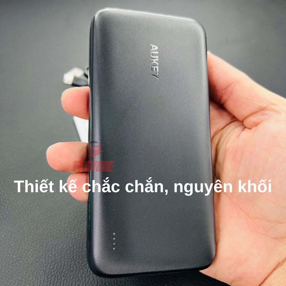 [GIAO HỎA TỐC] Pin Sạc dự phòng Aukey PB-N74S Basix Plus 20000mAh SCP 22.5W PD/QC 3.0 (3 Output, 3 Input) BH18TH