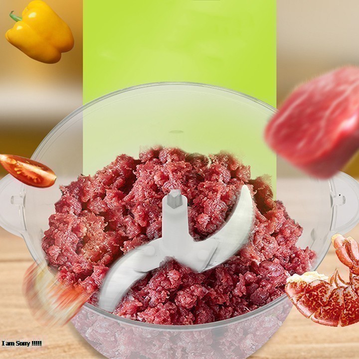 Máy xay thịt 2L xay tỏi ớt đa năng cối 2L Loại 1