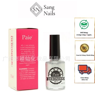 Nước sáng đá paie loại 1, Nước làm tháo móng tay giả tháo đá nails vệ sinh nhíp mi chuyên dụng ngành nails.