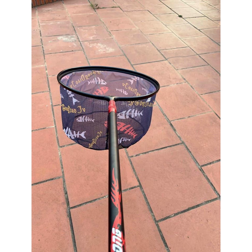 Cán vợt cacbon kèm vành vợt đủ sai