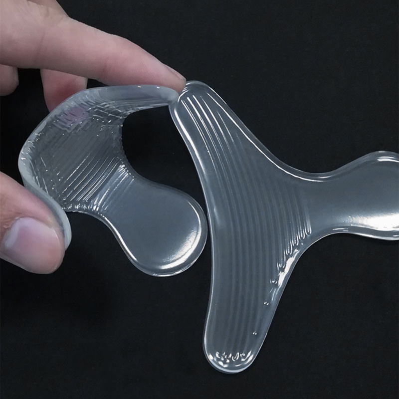 Miếng lót giày cao gót bằng gel silica trong suốt vô hình