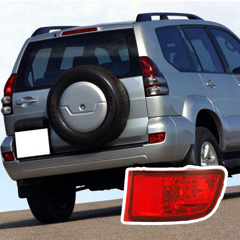 Ốp Đèn Đuôi Xe Phản Quang Cho Toyota Land Cruiser Prado 120 2002-2009