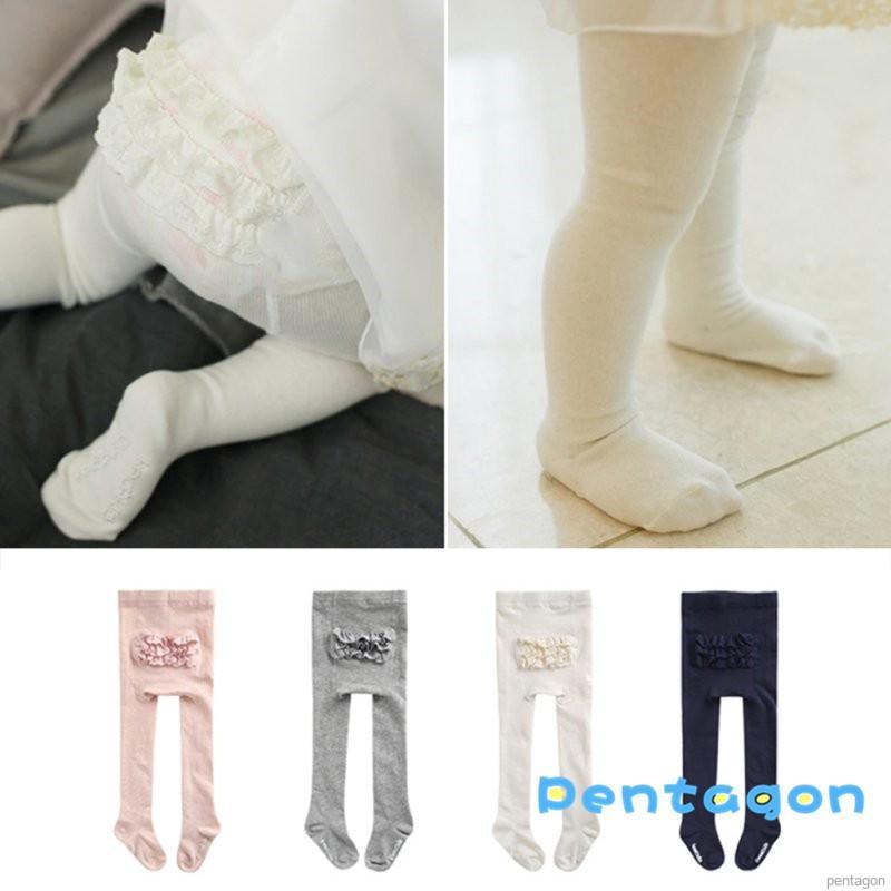 Quần Tất Chất Liệu Cotton Hoạ Tiết Chấm Bi Xinh Xắn Cho Bé