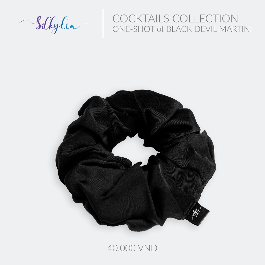 CỘT TÓC LỤA TƠ TẰM One Shot of Black Devil Martini