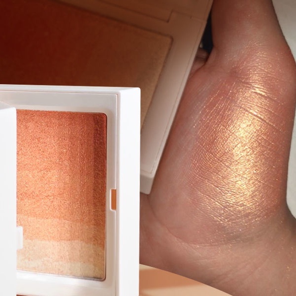 Phấn má hồng kiêm bắt sáng nhũ Xuan color tông cam