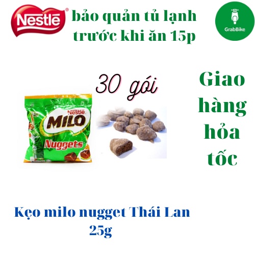 Kẹo milo nugget Thái Lan gói/25g (combo 30 gói) date mới