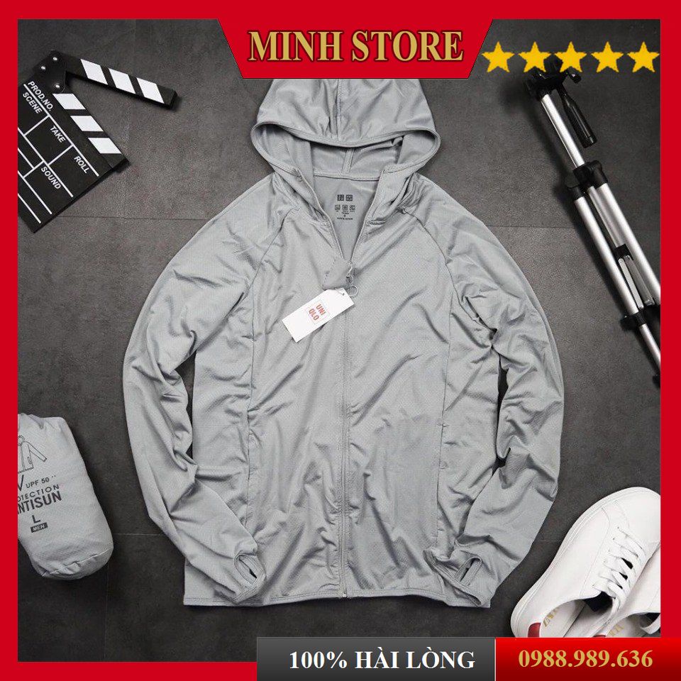 Áo chống nắng nam co dãn thoáng mát, áo khoác đi nắng chất vải kim cương cao cấp ACN01 - Minhstore