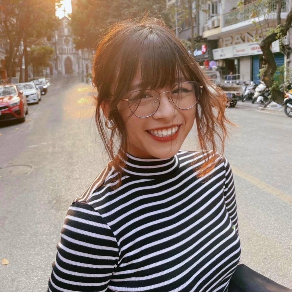 Gọng kính cận nữ, kính kim loại 5280 kiểu dáng tròn Hainam Eyewear Unisex Nam nữ