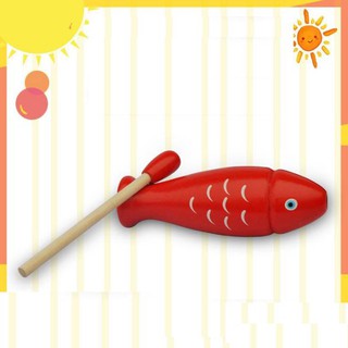 Bộ gõ nhạc cụ cá gỗ đồ chơi cảm thụ âm nhạc nhạc cụ Orff cho bé