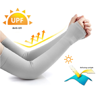 Summer 1 Pair Korean Cooling Outdoor Cycling Sun Protection Arm Sleeves Bicycle Ice Arm Support Protector Hand Sock