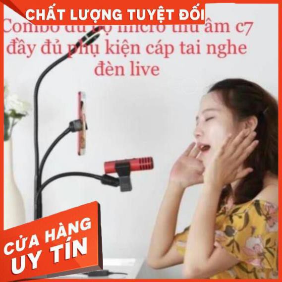 [XẢ KHO+FREE SHIP] Bộ hát karaoke, live tream trên điện thoại