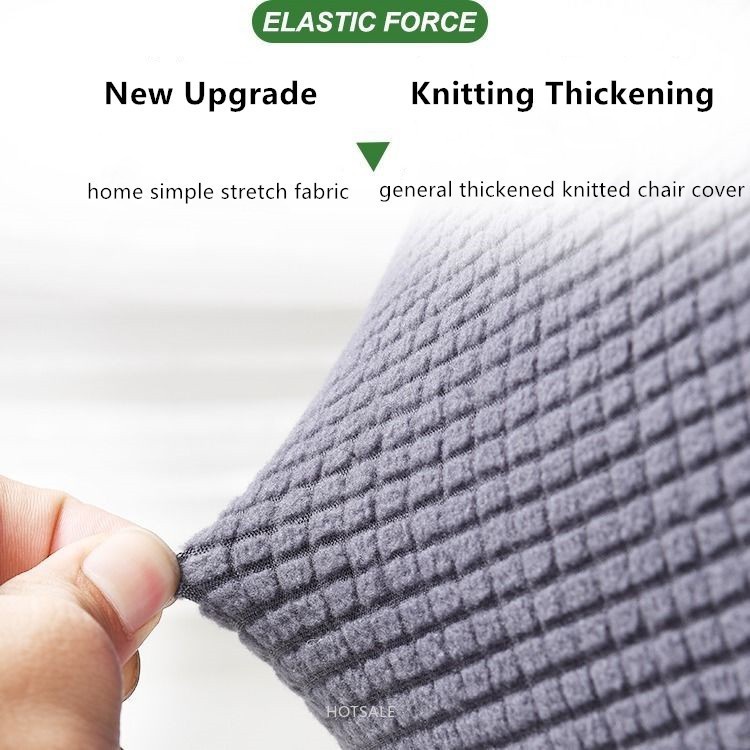 Vỏ bọc ghế ngồi bàn ăn dày dặn co giãn tốt thiết kế đơn giản tiện dụng cho gia đình