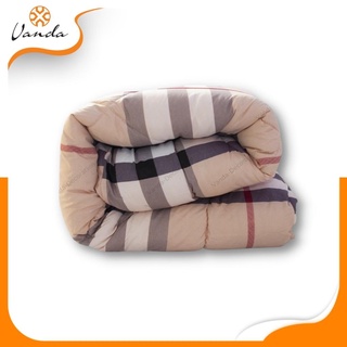 Ruột chăn phao siêu nhẹ siêu ấm Vanda họa tiết kẻ BBR ruột bông gòn cao cấp