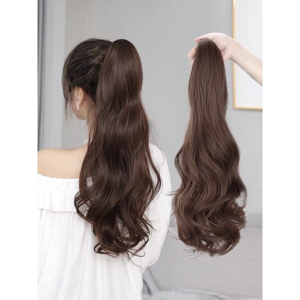 Tóc giả ngoạm xoăn dài nữ