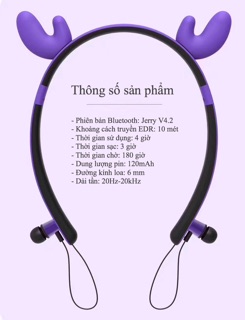 Tai nghe Cute Bluethood ĐỘC-LẠ