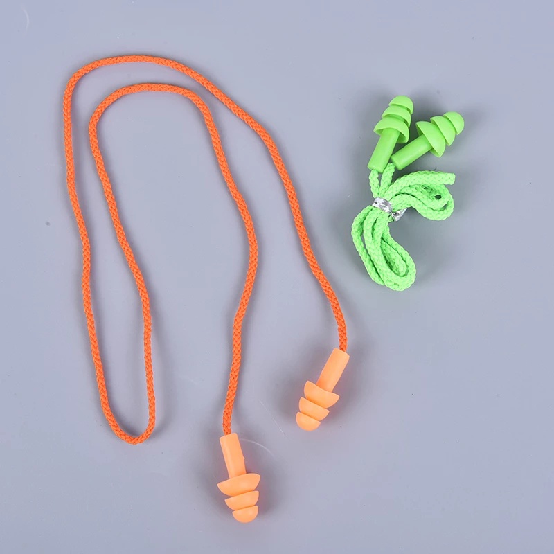 Nút bịt tai bằng silicone mềm chống ồn đa năng tiện dụng cho du lịch