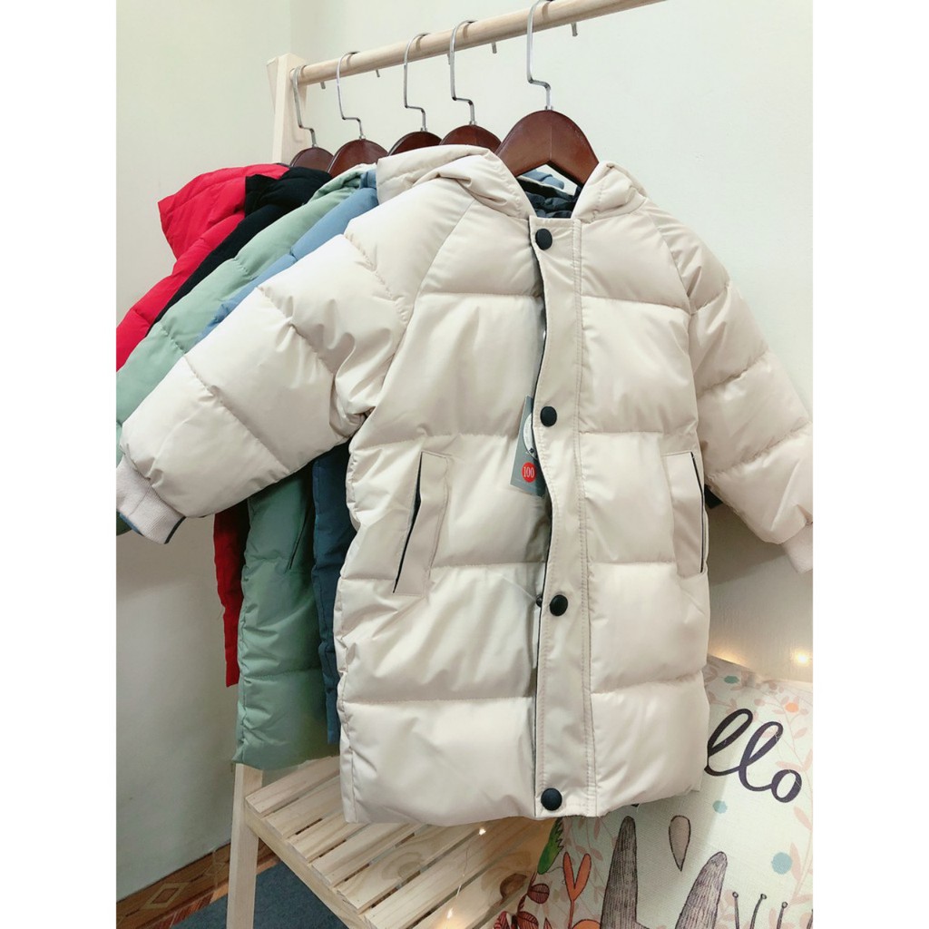 ÁO PHAO DÁNG DÀI QUẢNG CHÂU SIÊU ẤM CHO BÉ 12- 35kg