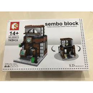 Lego Sembo Block Cửa Hàng Thực Phẩm