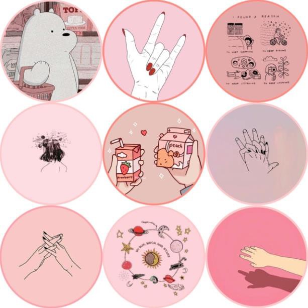 MH Giá đỡ điện thoại popsocket iring chủ đề màu hồng