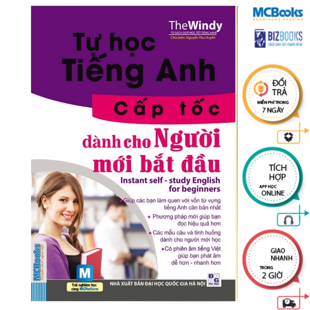 Sách - Tự học tiếng Anh cấp tốc cho người mới bắt đầu