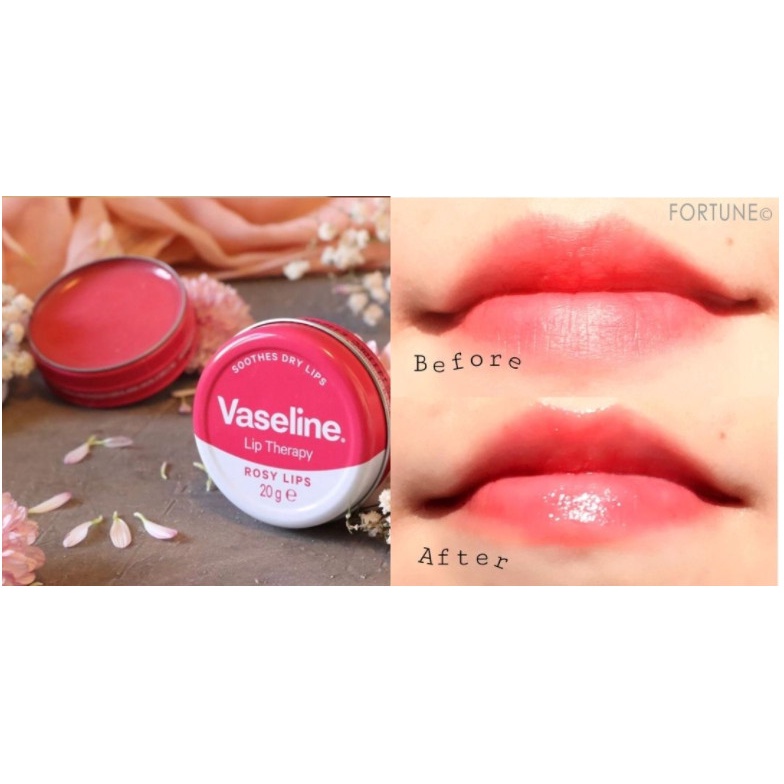 Son dưỡng môi Vaseline Lip Therapy Rosy Lips – Duy trì độ ẩm, đồng thời mang lại một đôi môi bóng hồng