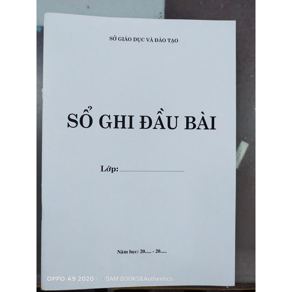 Sổ ghi đầu bài