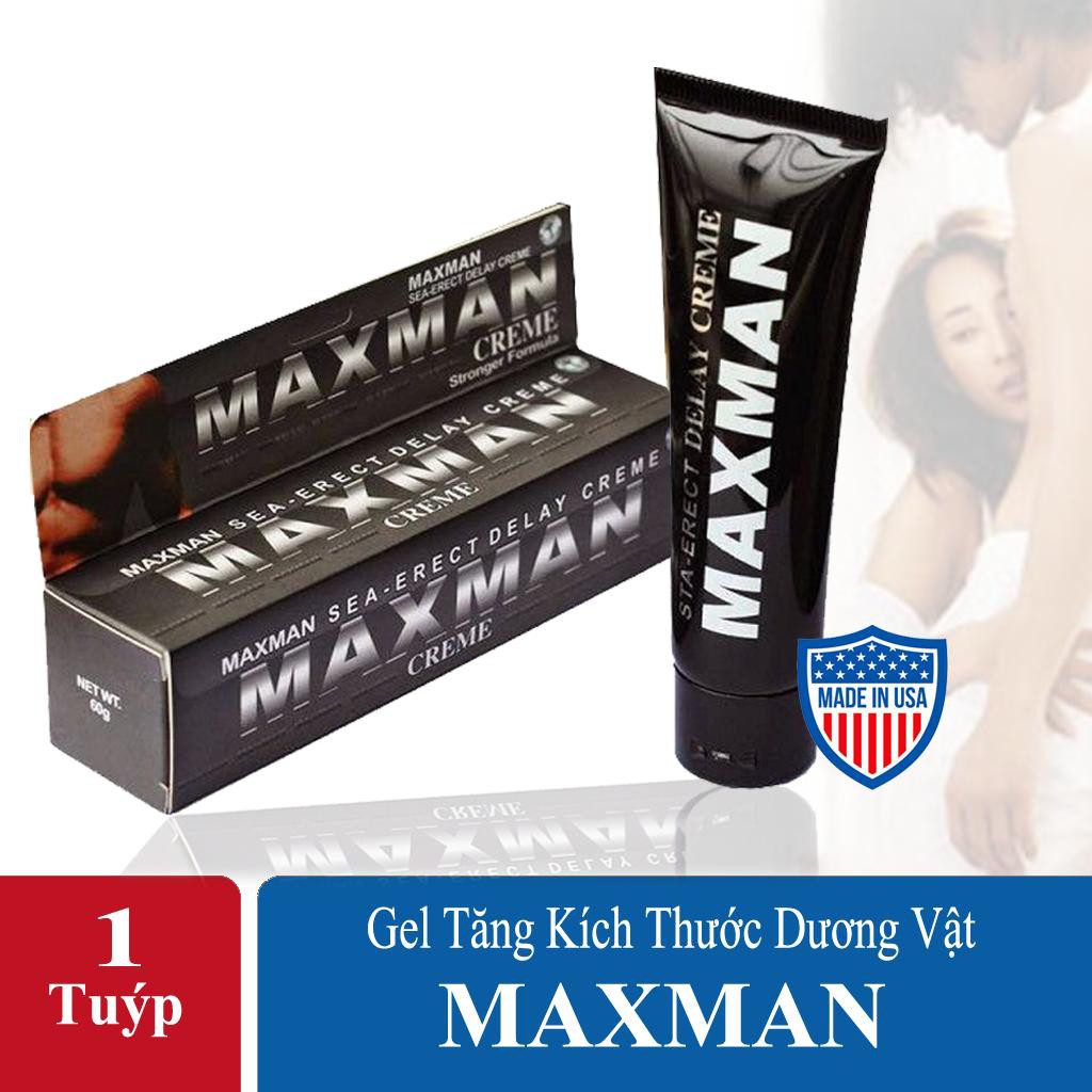 [HÀNG USA] Gel Maxman 60ml bôi trơn tăng kích thước, kéo dài thời gian quan hệ