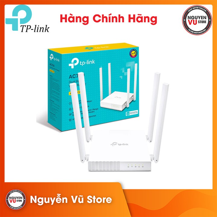 Bộ Phát Wifi TPLink Archer C24 Băng Tần Kép AC750 Hàng Chính Hãng