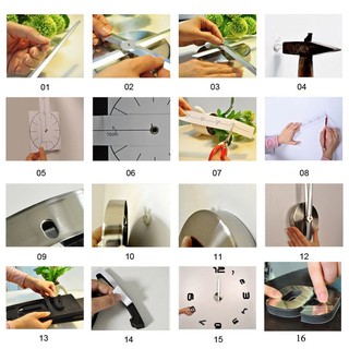 Đồng Hồ Treo Tường 3d Diy