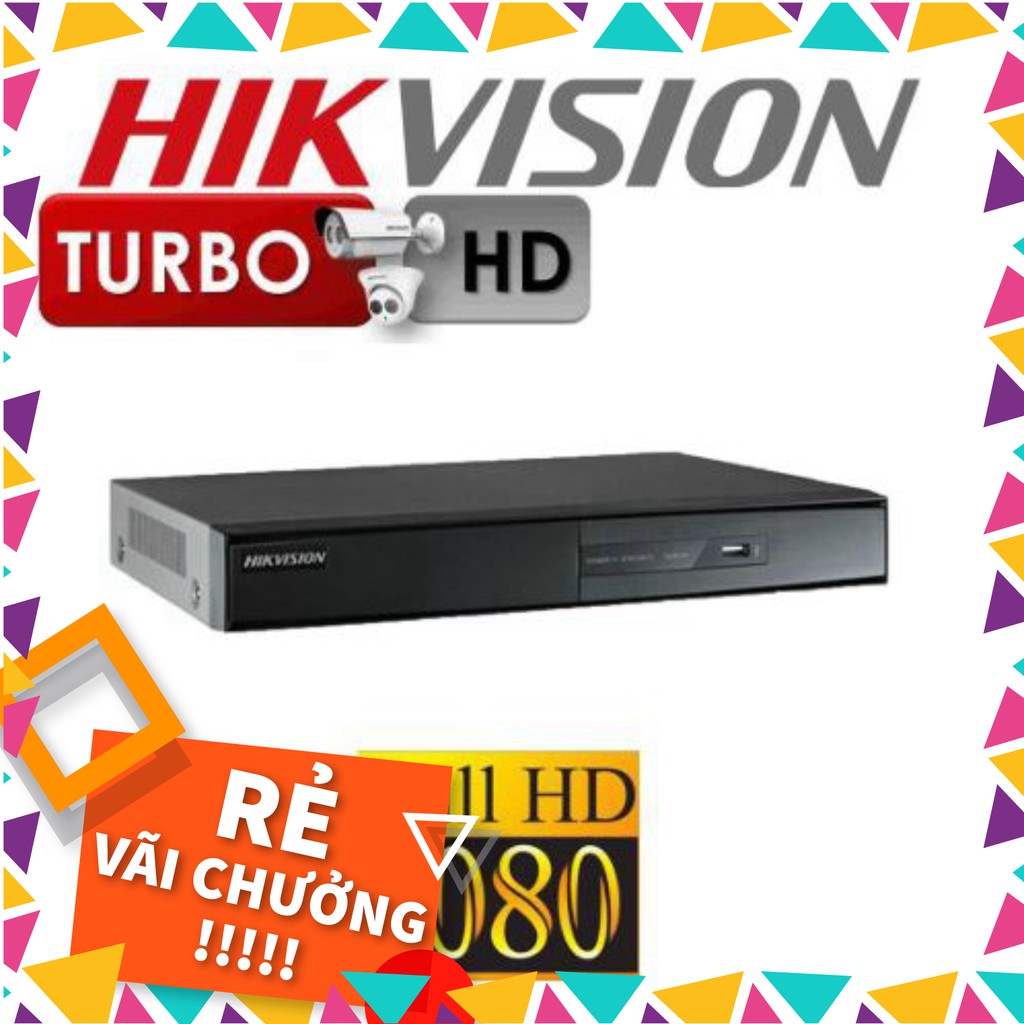 Đầu ghi hình 4 kênh Turbo HD 3.0 Hikvision DS-7204HGHI-F1 - Hàng chính hãng 100% - C