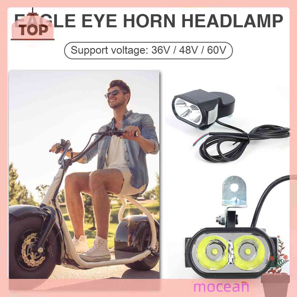 Đèn Pha LED E-Bike 36V 48V 60V Cho Xe Đạp Điện