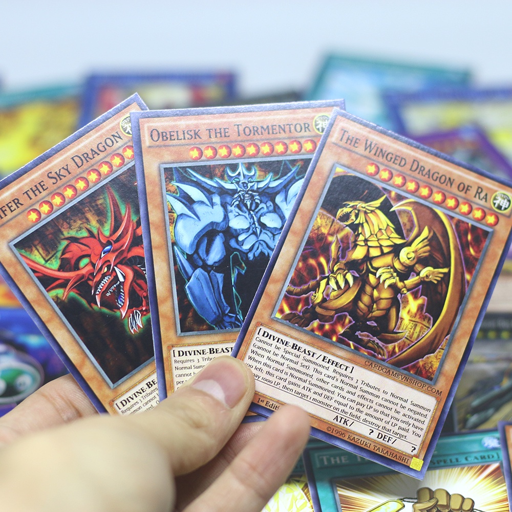 Bài Yugioh ❤️FREESHIP❤️ Deck Tam Thần Ai Cập 55 lá