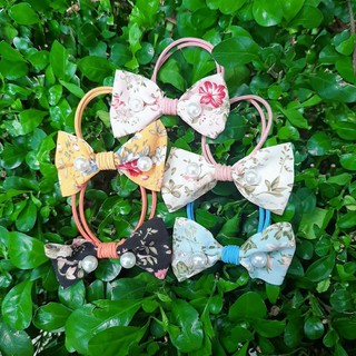 [HÀNG LOẠI 1] Dây cột tóc hoa nhí hạt trai dễ thương