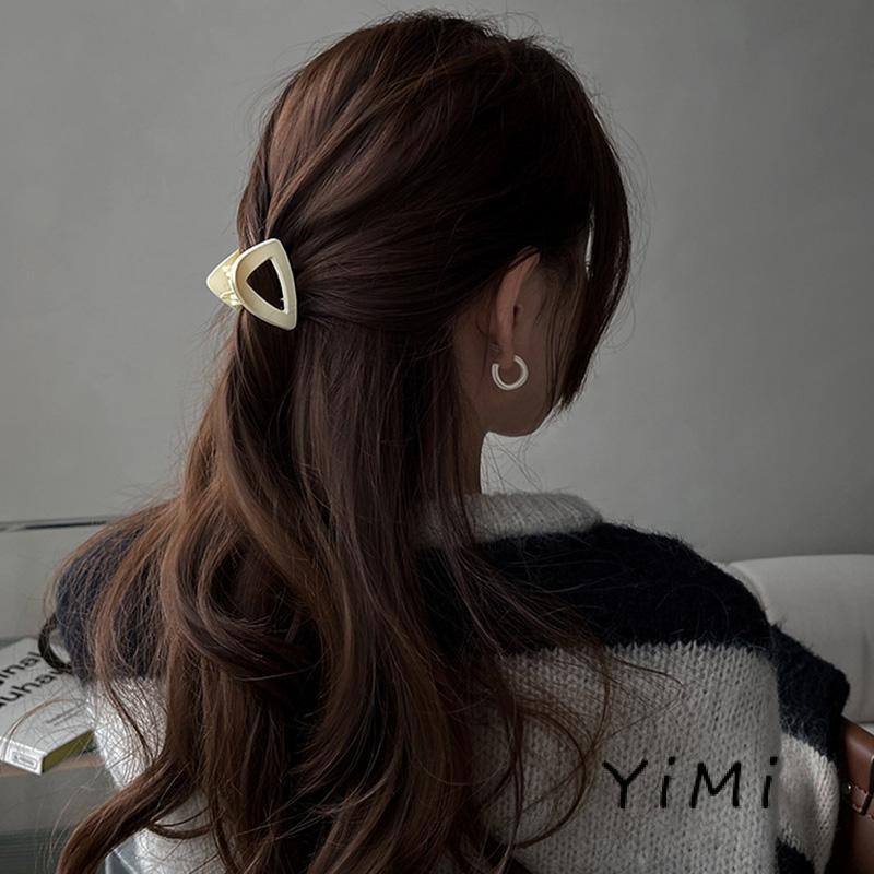 Kẹp tóc đuôi ngựa hình tam giác ba chiều phong cách hàn quốc thời trang cỡ nhỏ cá tính