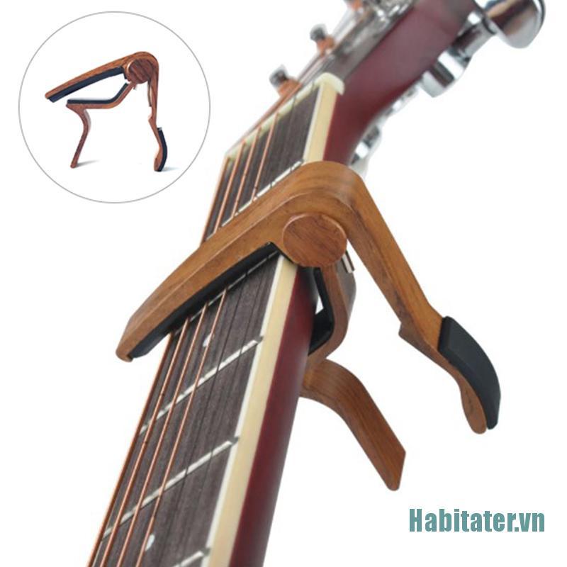 Kẹp Capo Tăng Tông Bằng Gỗ Cho Đàn Guitar