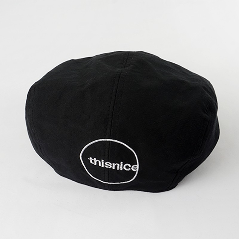 Mũ Beret Mỏng Màu Trơn Phong Cách Thời Trang Đường Phố Nhật Bản