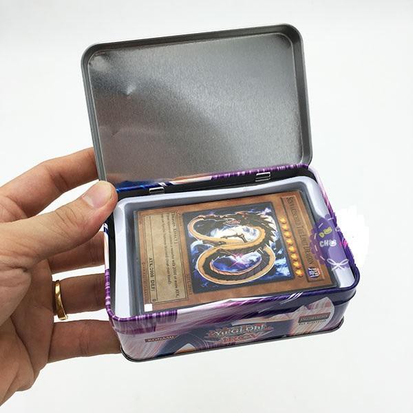 Hộp đồ chơi bài Yugioh bằng sắt 42 lá tiếng Anh