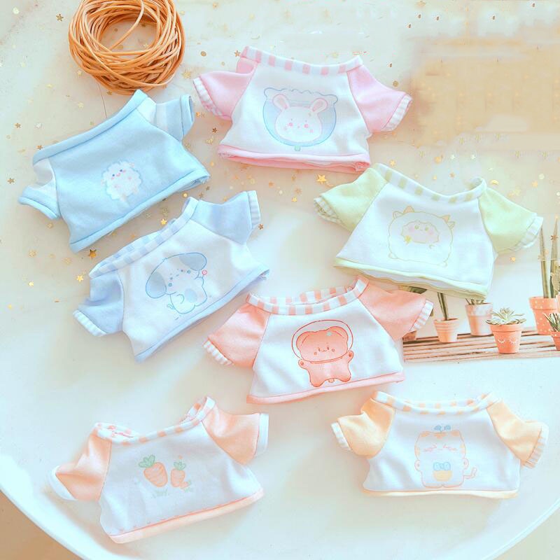 Áo thun in hình búp bê chú gấu/cà rốt/cà rốt màu đen/hồng 20cm cho búp bê NCT127