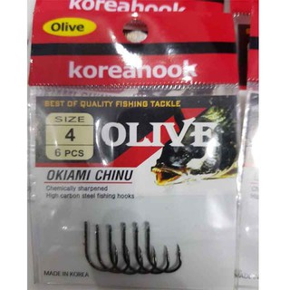 Lưỡi câu CHINU OLIVE KOREA