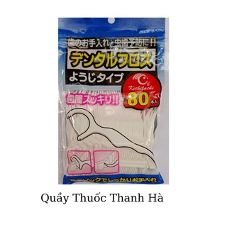 Tăm chỉ nha khoa túi 80 chiếc kichilachi