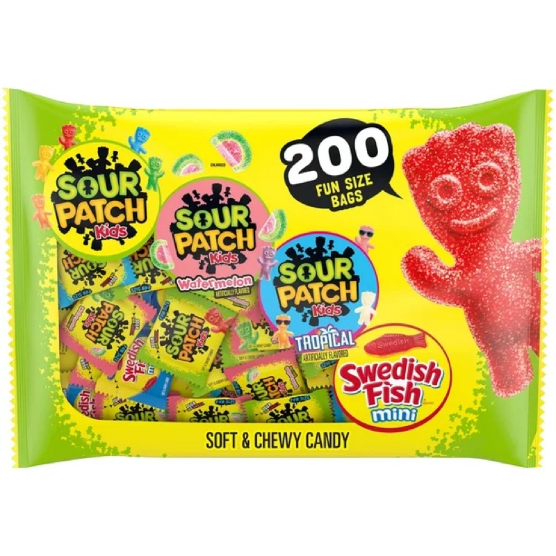 Kẹo chua phủ đường Sour Patch gói 15g
